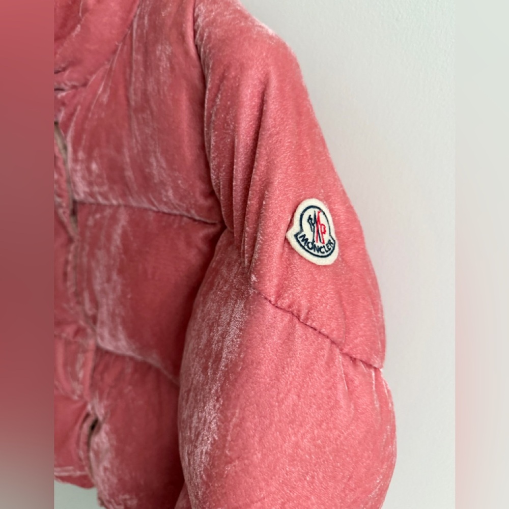 Moncler Velvet Goose Down Puff Jacket - Picture 6 of 12